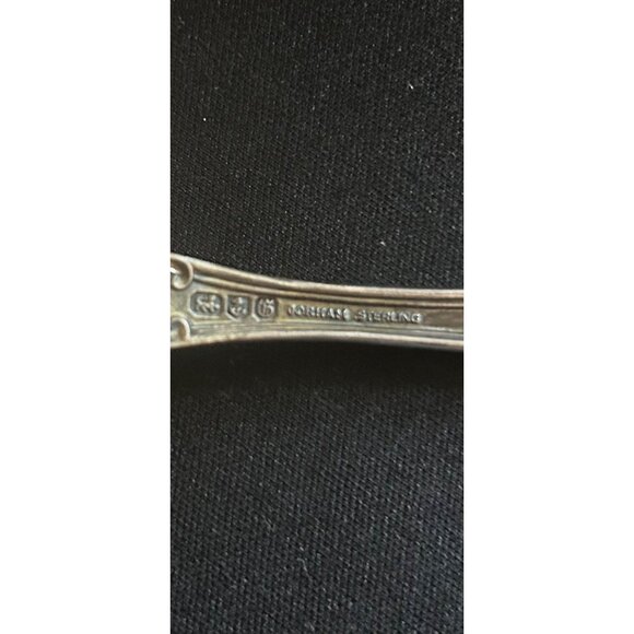 Gorham Melrose Silver Serving Spoon With Ornate Floral Design 6" Vintage Elegant - Picture 4 of 4